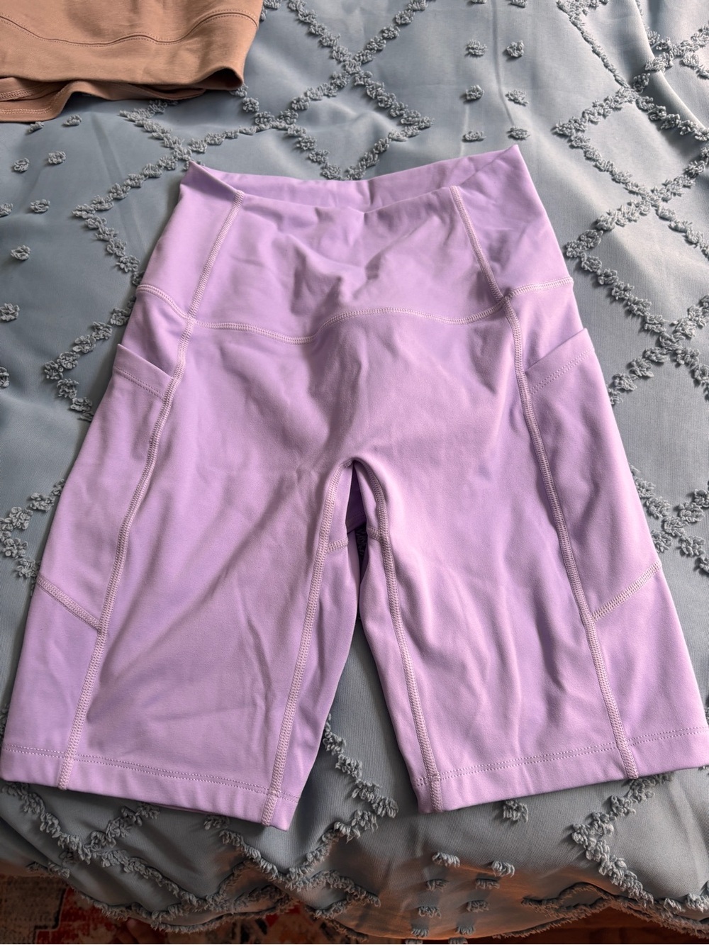 NWOT Born Primitive Lavender High-Waist Bike Shorts